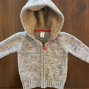 Carter’s zip-up sweater/jacket with hood